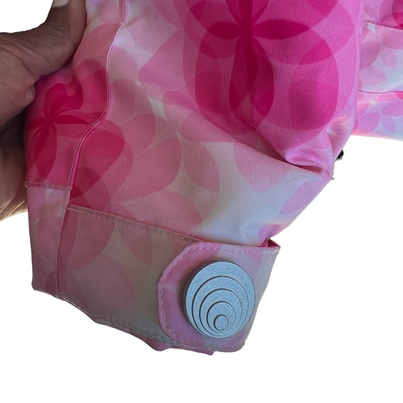 SPYDER KNOCKOUT JACKET SKI SNOWBOARD JACKET PINK/ WHITE SIZE 8 SAMPLE AUTHENTIC - Picture 6 of 16